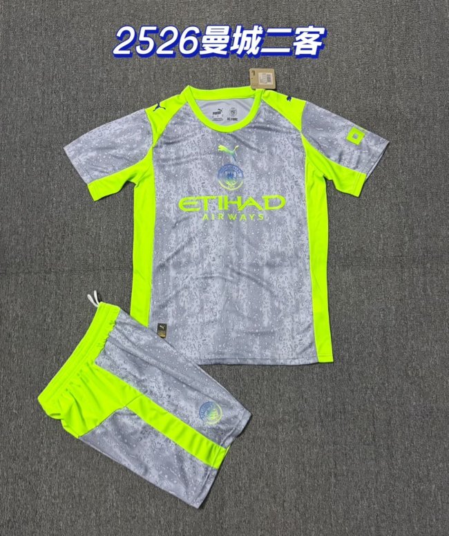 25/26 Manchester City Third Away Adults Uniform