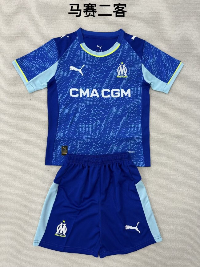 25/26 Marseille Third Away Kids Kit
