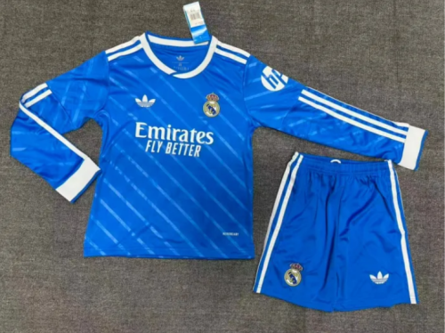 25/26 Real Madrid Third Away Long Sleeves Adult Uniform