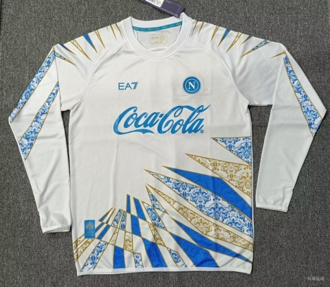 25/26 Napoli Training Long Sleeve Jersey | Fan Version