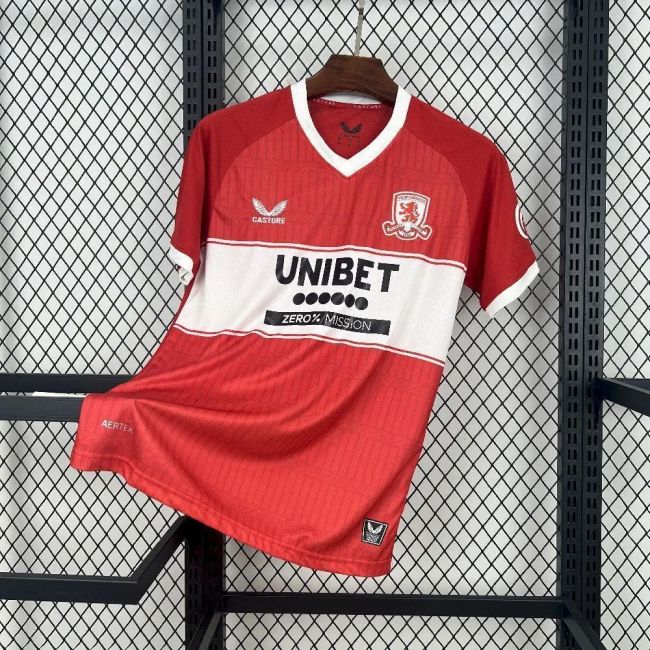 25/26 Middlesbrough Home Jersey | Fan Version
