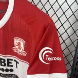 25/26 Middlesbrough Home Jersey | Fan Version