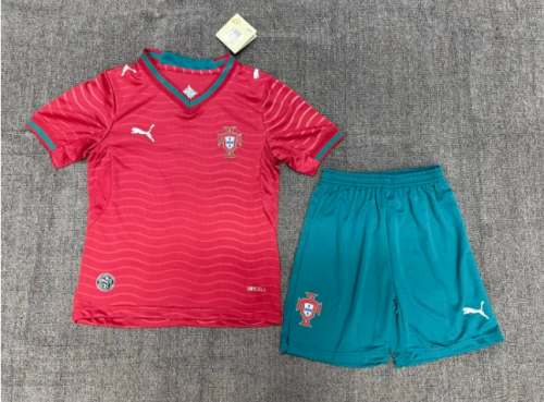 2026 Portugal World Cup Home Kids Kit