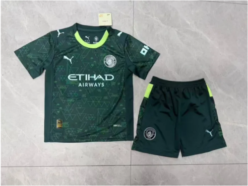 25/26 Manchester City Fourth  Away Kids Kit