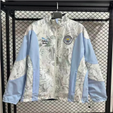 2025 Manchester City Double-Sided Windbreaker Jacket