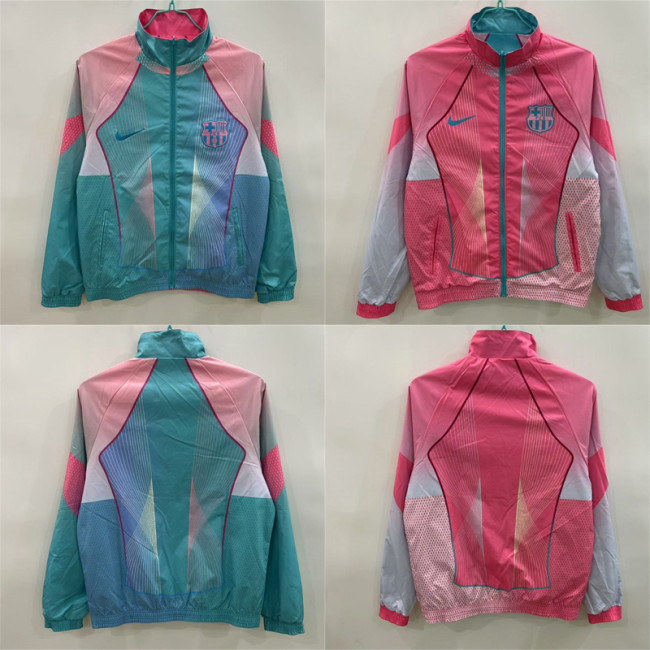 2025 Barcelona Double-Sided Windbreaker Jacket