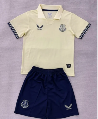 25/26 Everton  Away Kids Kit