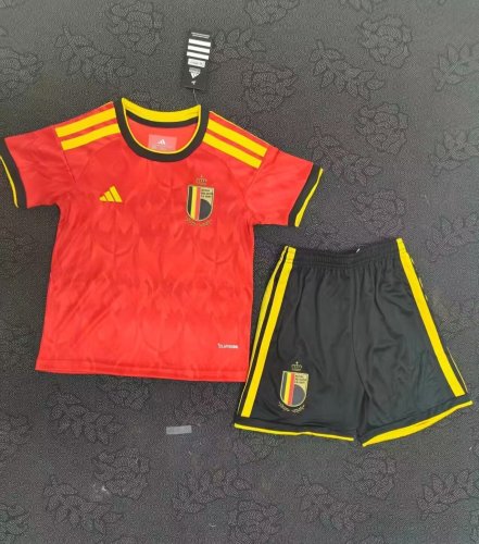 2026 Belgium World Cup Home Kids Kit