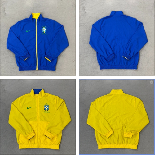 2025 Brazil Double-Sided Windbreaker Jacket