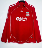Retro 06/08 Liverpool  Home Long Sleeve Jersey
