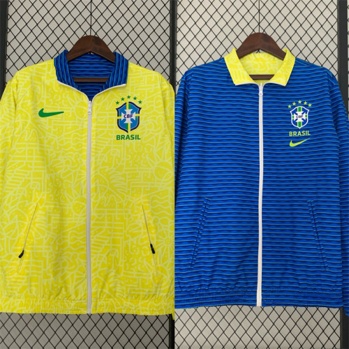 2025 Brazil Double-Sided Windbreaker Jacket