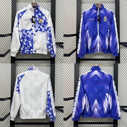2025 Real Madrid Double-Sided Windbreaker Jacket