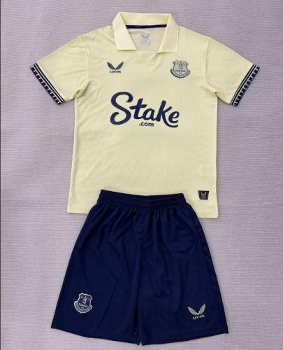 25/26 Everton  Away Kids Kit