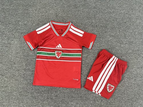2026 Wales World Cup Home Kids Kit