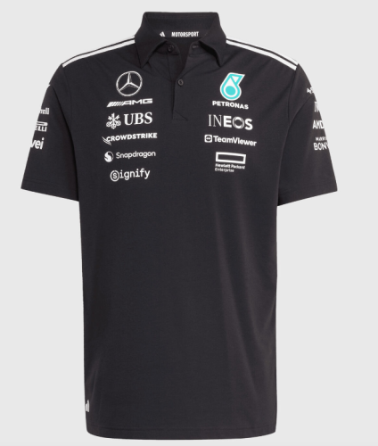 2025 F1 Mercedes Racing Polo Shirt