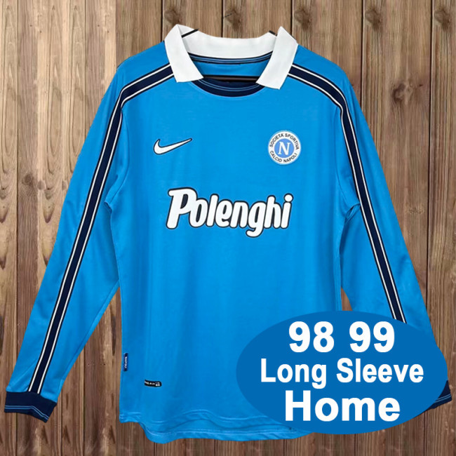 Retro Napoli 98/99 Home Long Sleeve Jersey