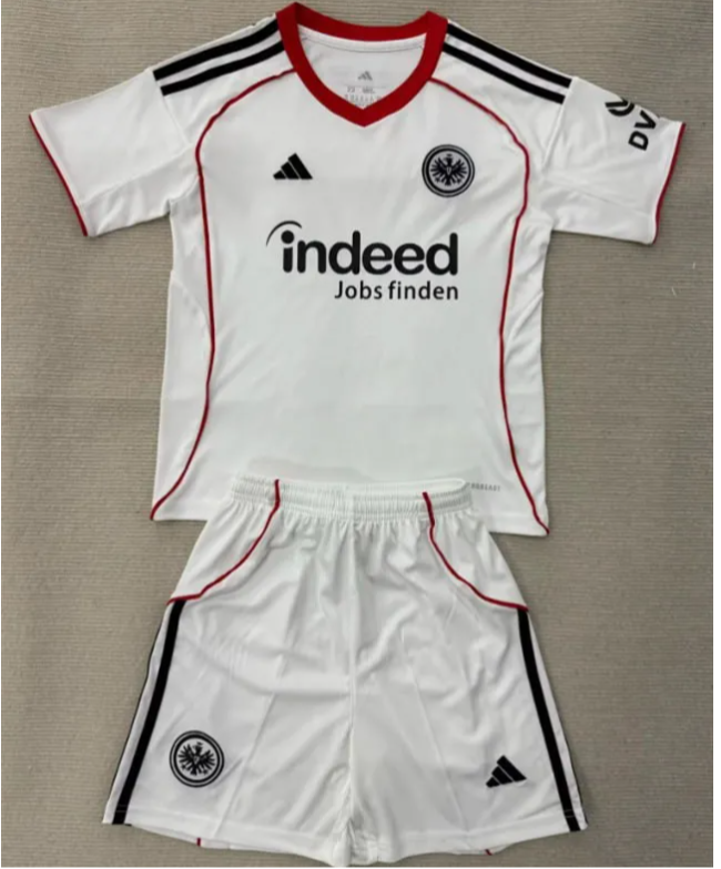 25/26 Eintracht Frankfurt  Away Kids Kit