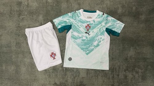 2026 Portugal World Cup Away Kids Kit