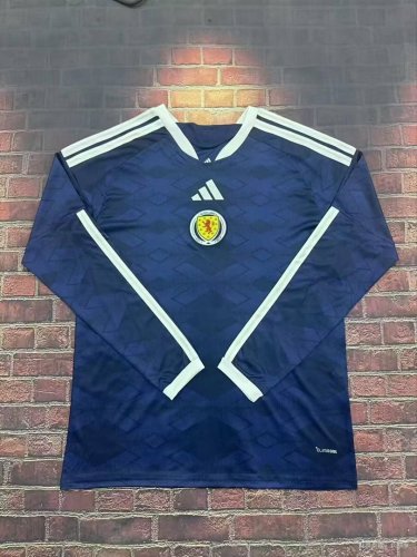 2026 Scotland World Cup Home Long Sleeve Man Jersey | Fan Version