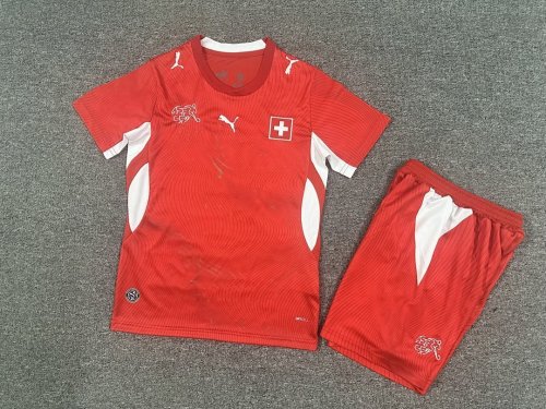 2026 Switzerland World Cup Home Kids Kit