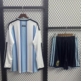 2026  Argentina World Cup Home Long Sleeves Adult Uniform