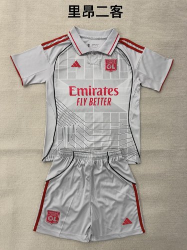 25/26 Lyon Third  Away Adult Uniform