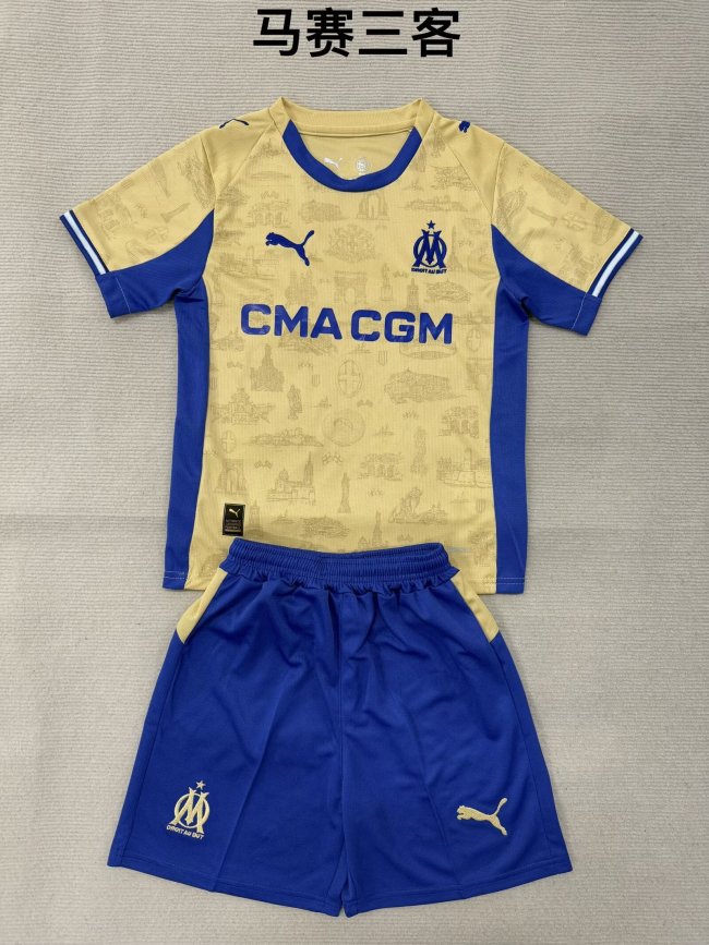25/26 Marseille Fourth Away Adult Uniform