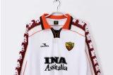 Retro 1998/99 AS Roma Away Long Sleeve Jersey