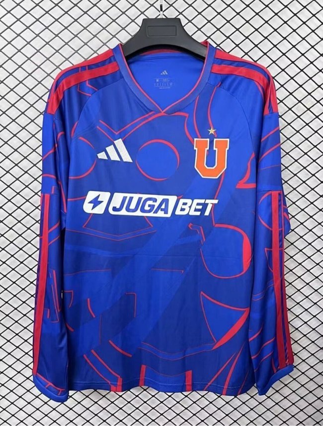 26/27 Universidad de Chile Home Long Sleeve Jersey | Fan Version