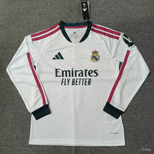 26//27 Real Madrid Home Long sleeve Jersey | Fan Verdion