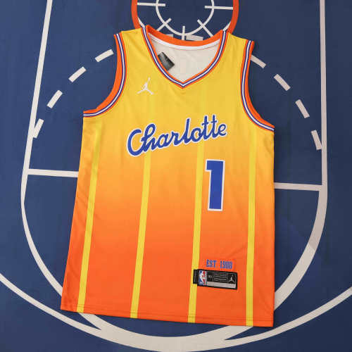 25/26 Charlotte Hornets Retro Basketball Jersey