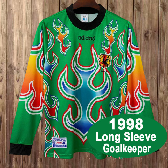 Retro 1998 Japan Goalkeeper Long Sleeves Jersey