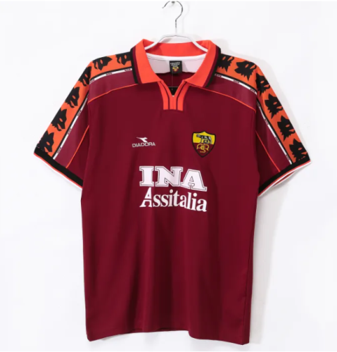 Retro 1998/99 AS Roma Home Jersey