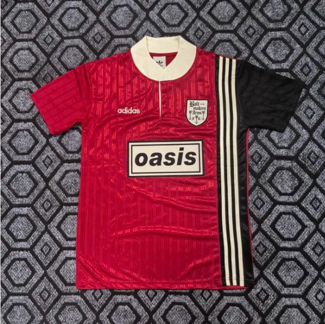 1996 Oasis light blue Collaboration Edition Jersey