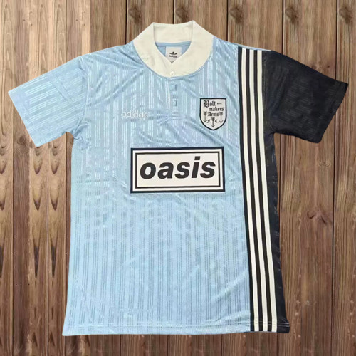 1996 Oasis light blue Collaboration Edition Jersey