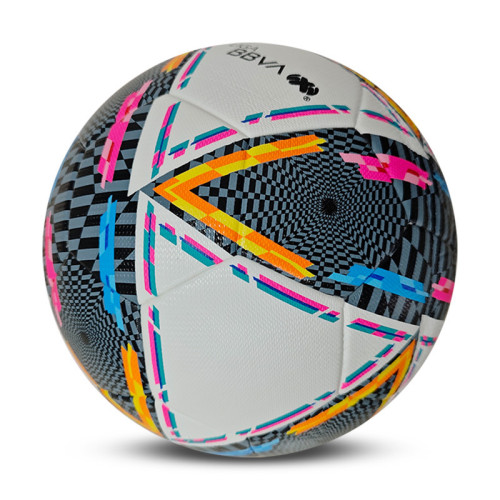 Size 5 Thermal Bonding Leather Outdoor Soccer Ball