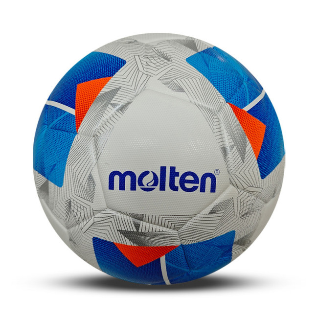 Size 5 Thermal Bonding Leather Outdoor Soccer Ball