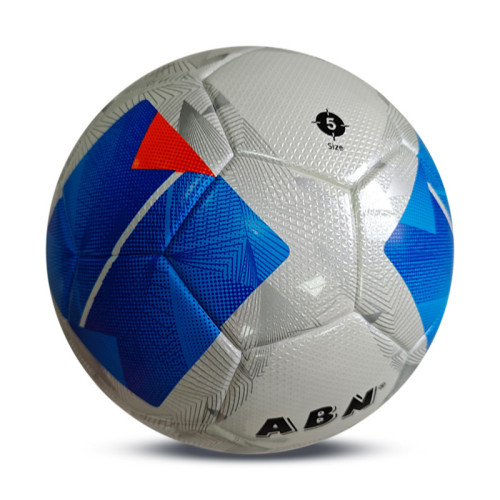 Size 5 Thermal Bonding Leather Outdoor Soccer Ball (Blank)