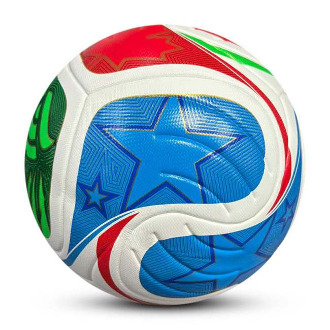 2026 World Cup Size 5 Thermal Bonding Leather Outdoor Soccer Ball (Blank)