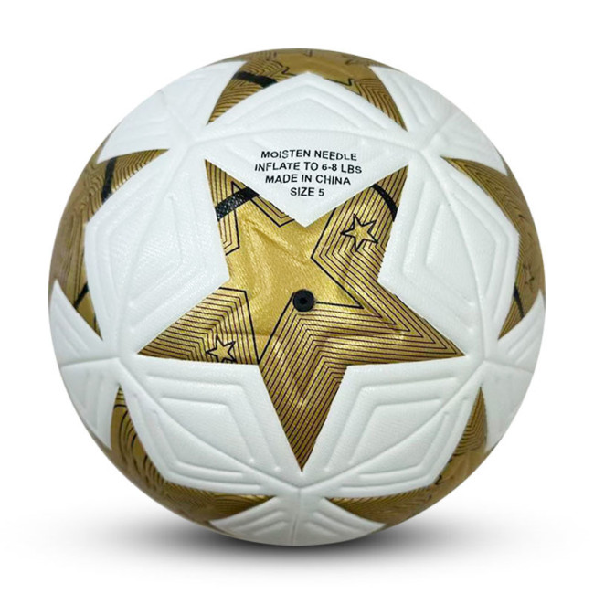 2026 World Cup Size 5 Thermal Bonding Leather Outdoor Soccer Ball (Blank)