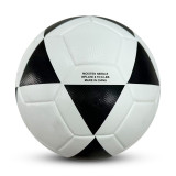 Size 5 Thermal Bonding Leather Outdoor Soccer Ball (Blank)