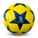 Size 5 Thermal Bonding Leather Outdoor Soccer Ball (Blank)
