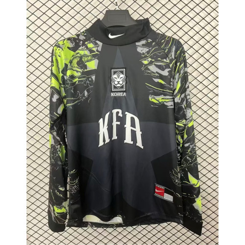 Fan Version | 2026 Korea Republic Black and Grey Goalkeeper Long Sleeves