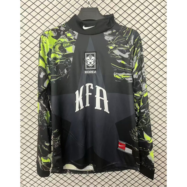 Fan Version | 2026 Korea Republic Black and Grey Goalkeeper Long Sleeves
