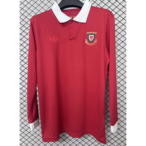 2026 Wales 150th Anniversary Edition Long Sleeve Man Jersey | Fan Version