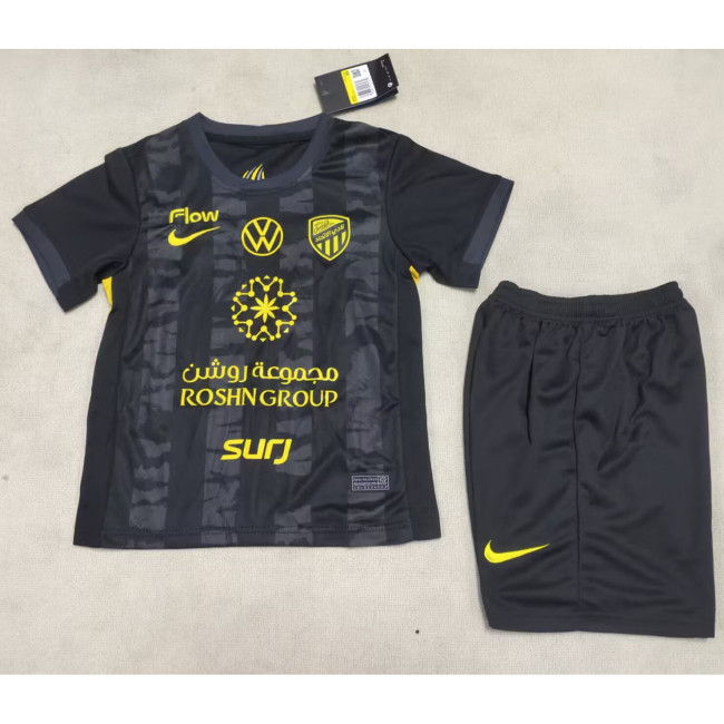 25/26 Al-Ittihad Saudi Third Away Kids Kit