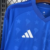 26/27 Cruzeiro Home Man Long Sleeve Jersey | Fan Version