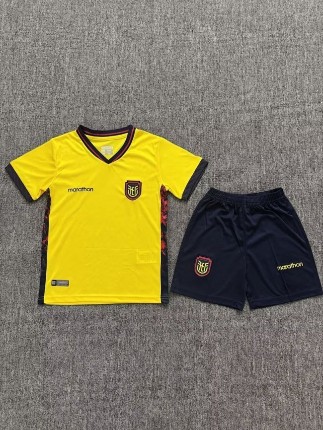 2026 Ecuador World Cup Home Kids Kit