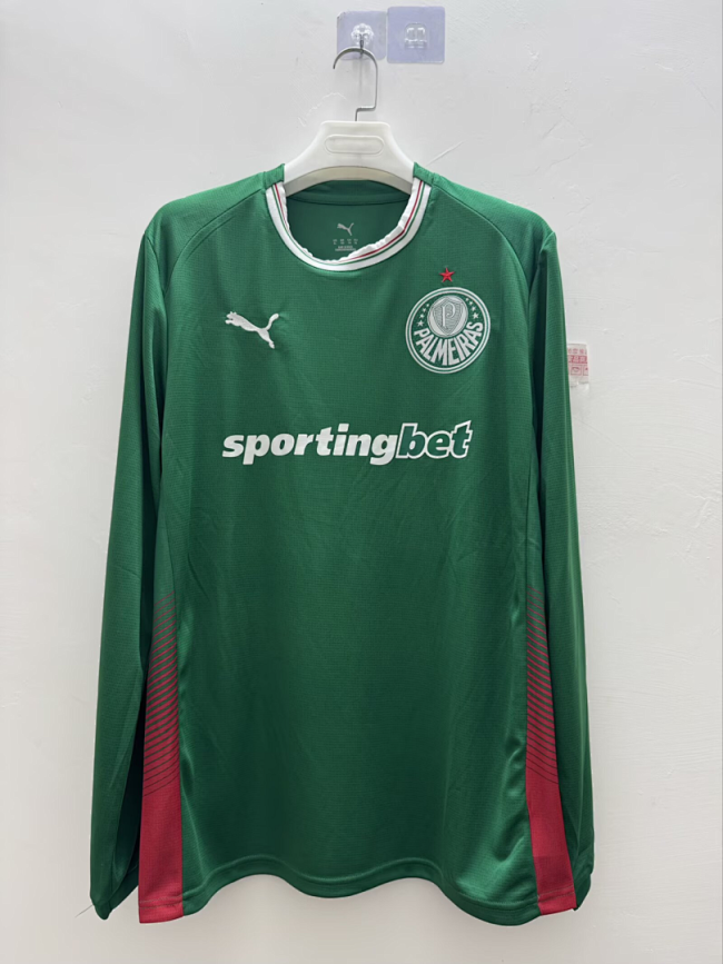 26/27 Palmeiras Home Man Long Sleeve Jersey| Fan Version
