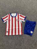 2026 Paraguay World Cup Home Kids Kit
